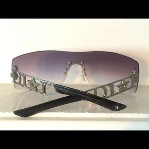 Christian Dior sunglasses circa 2005 star studded